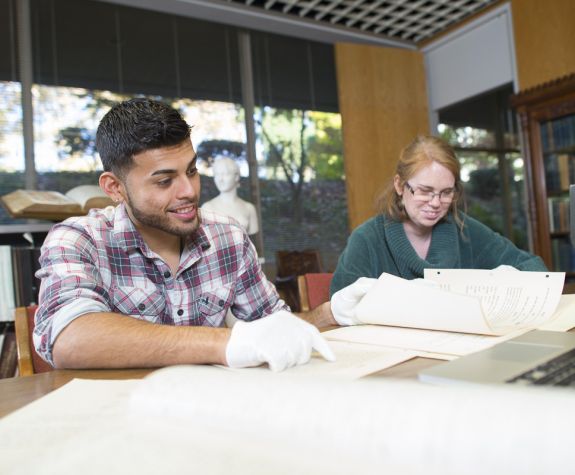 Special Collections and Archives photoshoot